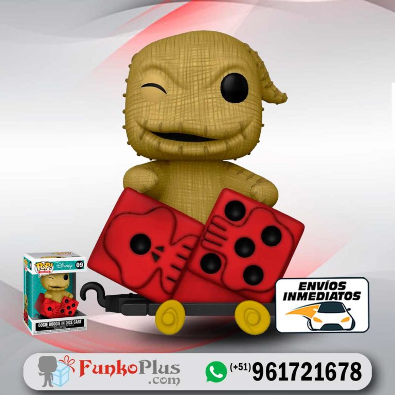 Funko Pop Disney El Extraño Mundo de Jack Oogie Boogie vagón de tren