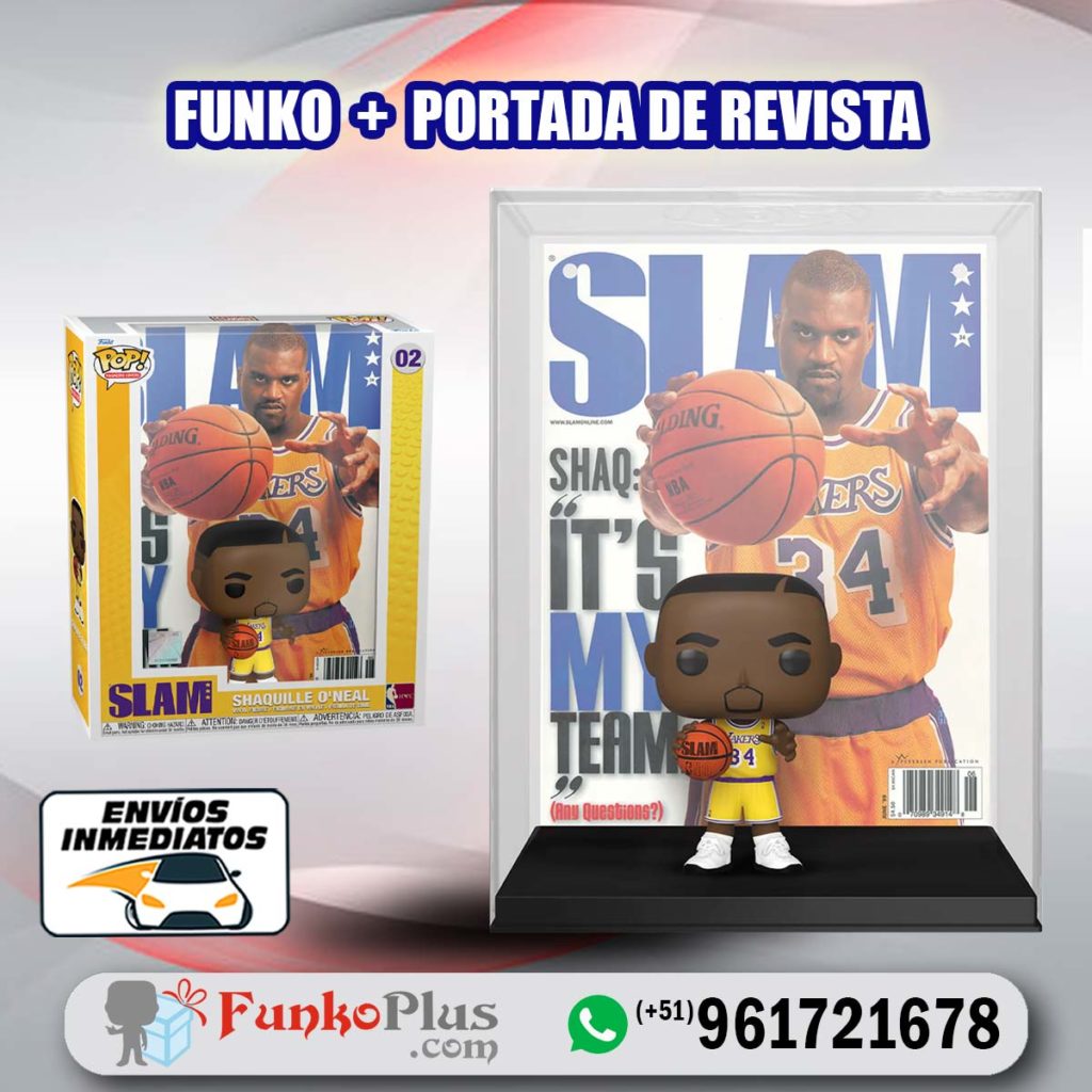 Funko Pop Cover Basketball Nba Shaquille Oneal