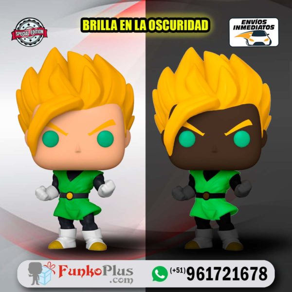 Funko Pop Dragon Ball Gohan Super Saiyan GLOW Brilla en la Oscuridad