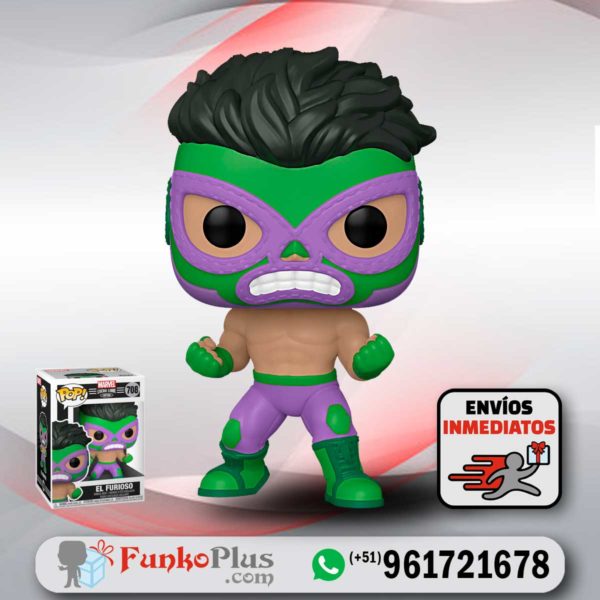 Funko Pop Marvel Hulk Lucha Libre El Furioso