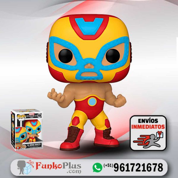 Funko Pop Marvel Iron Man Lucha Libre El Heroe Invicto