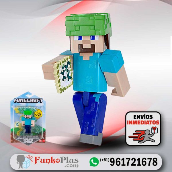 Juguete Minecraft Steve Subacuatico