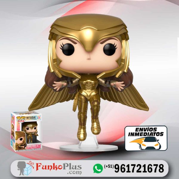 Funko Pop DC Comics Mujer Maravilla Armadura Volando