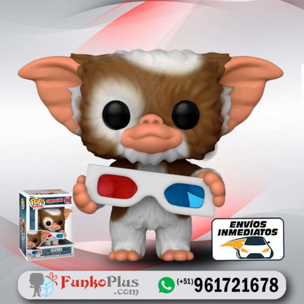 Funko Pop Gremlins Gizmo Lentes 3D