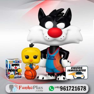 Funko Pop Looney Tunes Space Jam 2 Gato silvestre y Piolin