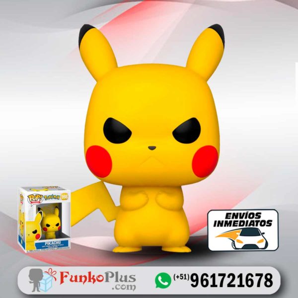 Funko Pop Pokemon Pikachu Enojado