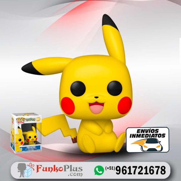 Funko Pop Pokemon Pikachu Sentado