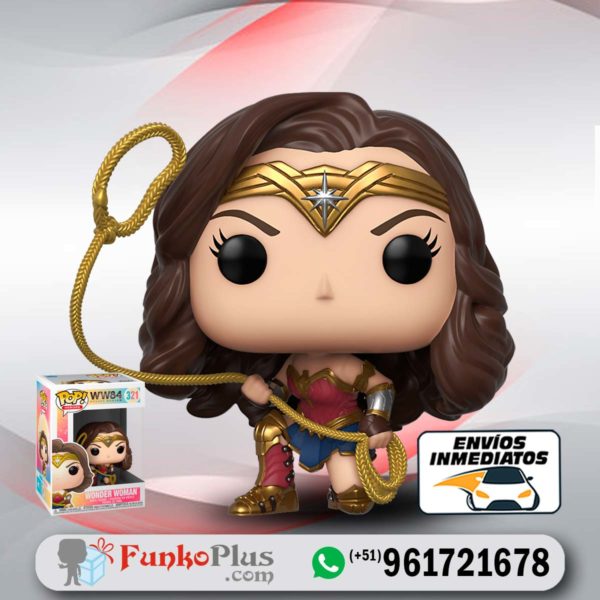 Funko Pop Dc Comics Mujer Maravilla con lazo