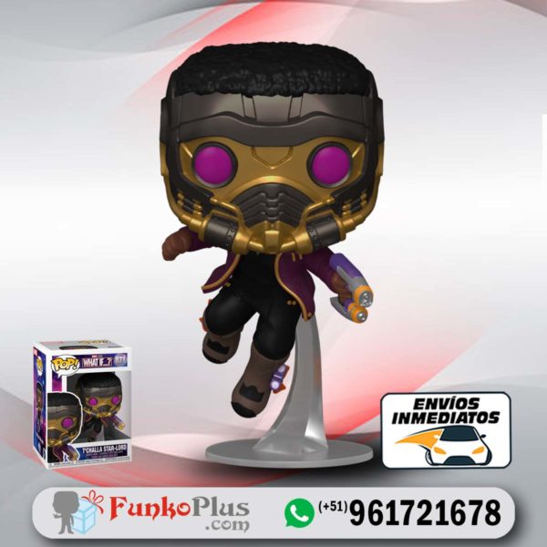 Funko Pop Marvel What If T Challa Star Lord