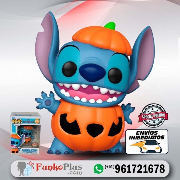 Funko Pop Disney Lilo y Stitch Halloween Stitch Calabaza