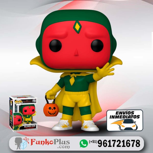 Funko Pop Marvel Wandavision Visión Halloween