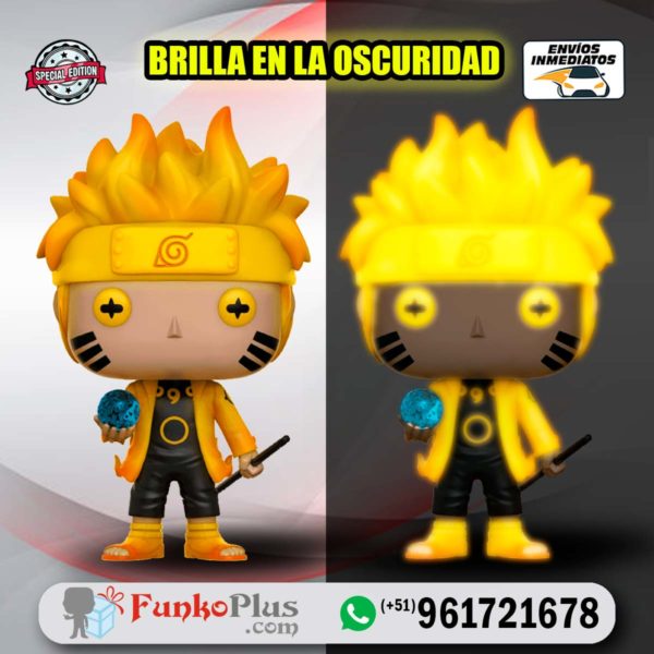 Funko Pop Naruto Six path Sabio de los 6 caminos GLOW brilla en la oscuridad