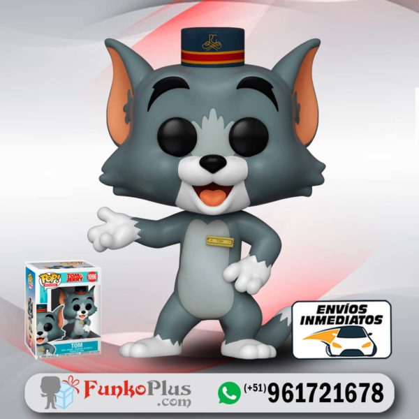 Funko Pop Tom y Jerry Gato Tom Botones