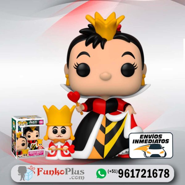 Funko Pop Disney Alicia en el País de las Maravillas Reina y Rey de corazones