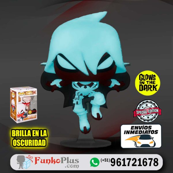 Funko Pop Marvel Infinity Warps Spiderman Arachknight GLOW Brilla en la Oscuridad