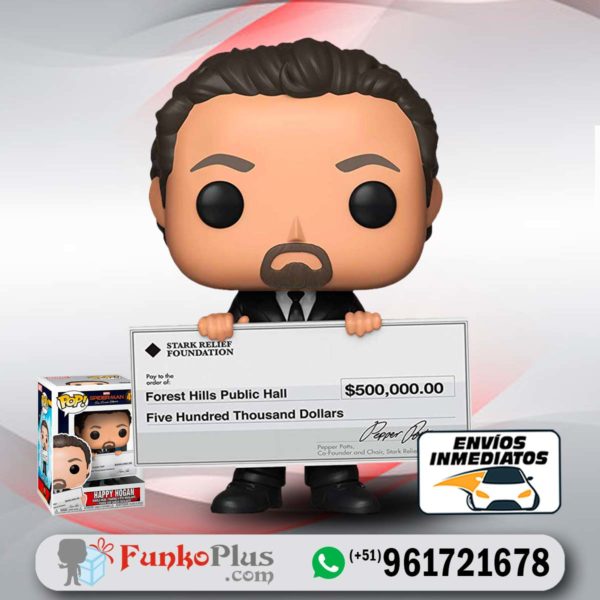 Funko Pop Marvel Spiderman Happy Hogan