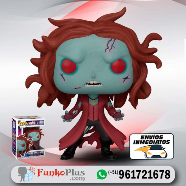 Funko Pop Marvel What If Wanda Scarlet Witch Zombie