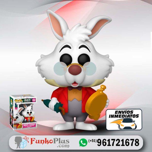 Funko Pop Disney Alicia en el País de las Maravillas Conejo Blanco