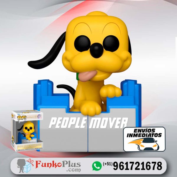 Funko Pop Disney Perro Pluto vagón de Tranvía