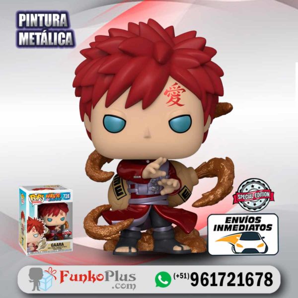 Funko Pop Naruto Gaara Metálico