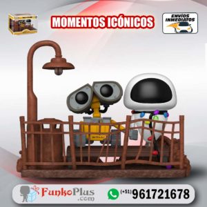 Funko Pop Disney Wall e y Eva MOMENT