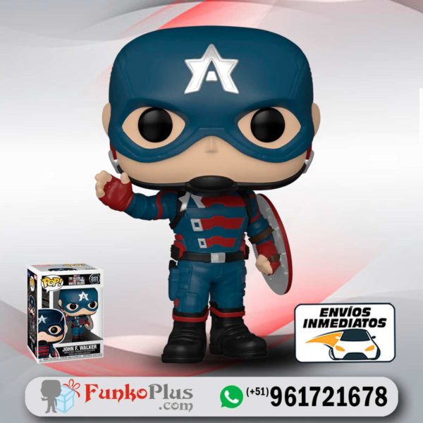 Funko Pop Marvel Falcon y Winter Soldier Capitán América John Walker