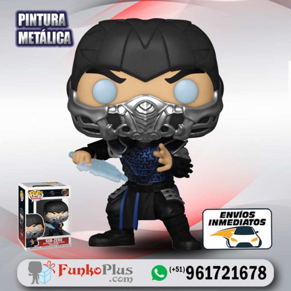 Funko Pop Mortal Kombat Sub Zero Metálico