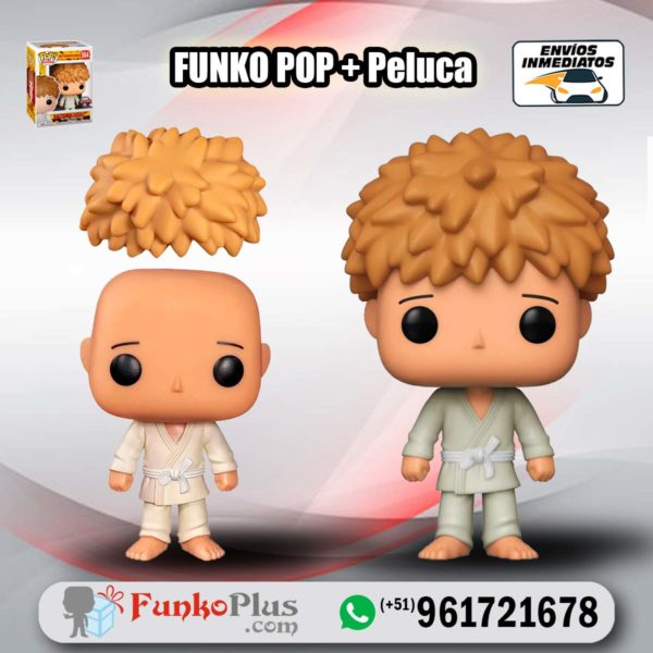 Funko Pop One Punch Man Saitama con peluca