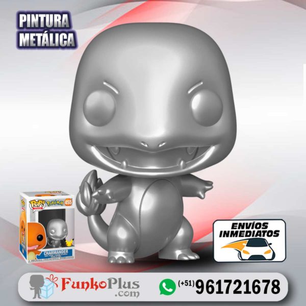 Funko Pop Pokemon Charmander Metálico