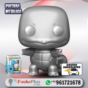 Funko Pop Pokemon Squirtle Metálico