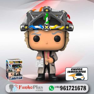 Funko Pop Volver al Futuro Doc Brown con casco