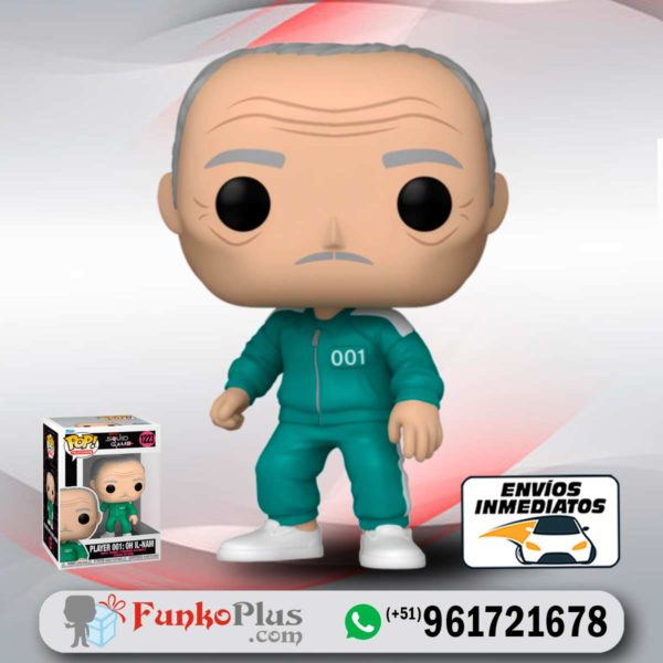 Funko Pop Juego del Calamar Jugador 1 Oh Il Nam Viejito