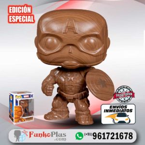 Funko Pop Marvel Avengers Capitán América Madera