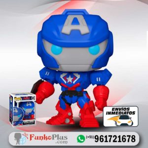 Funko Pop Marvel Avengers Mech Strike Capitán América Robot