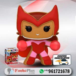 Funko Pop Marvel Avengers Navidad Scarlet Witch Galleta