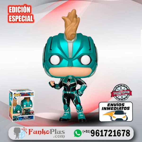 Funko Pop Marvel Capitana Marvel Vers con casco