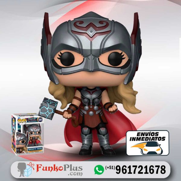 Funko Pop Marvel Thor Love and Thunder Mighty Thor Jane Foster