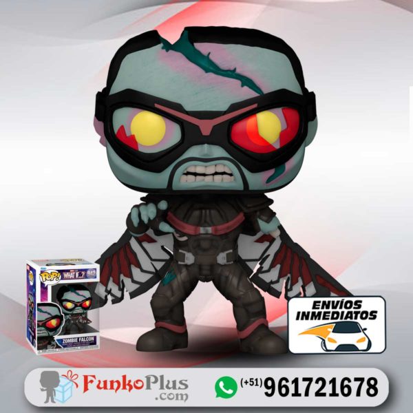 Funko Pop Marvel What If Falcon Zombie