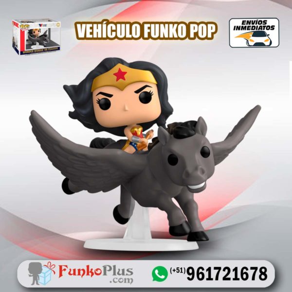 Funko Pop Ride DC Comics Mujer Maravilla en pegaso