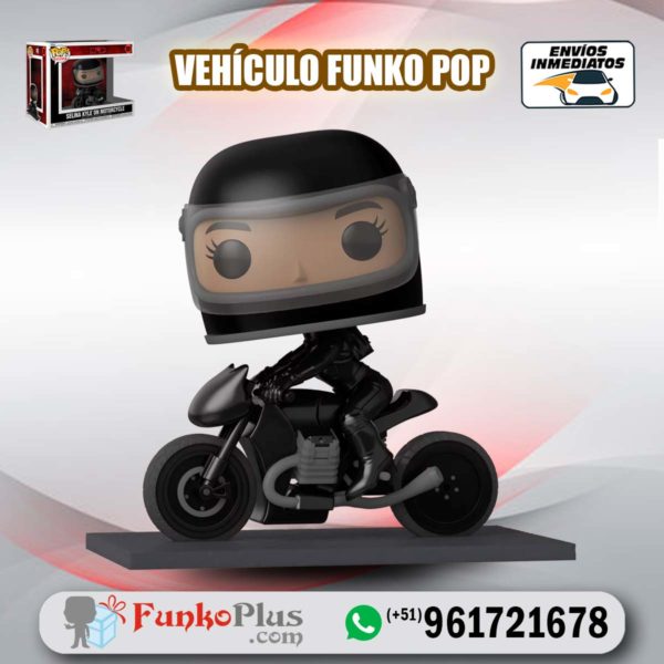 Funko Pop Ride DC Comics The Batman Catwoman Selina Kyle en moto