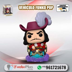 Funko Pop Ride Disney Peter Pan Capitán Garfio en vagón