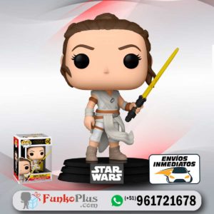 Funko Pop Star Wars Rey sable de luz amarillo