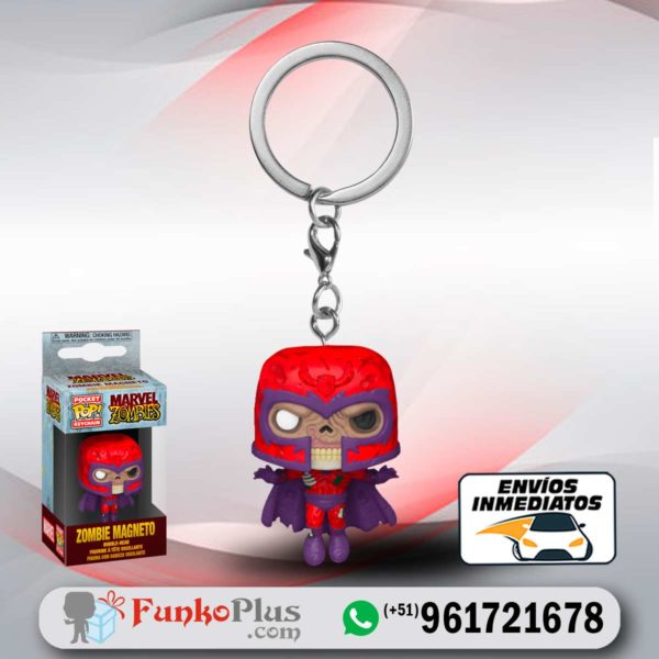 Llavero Funko Pop Marvel Zombies X Men Magneto Zombie