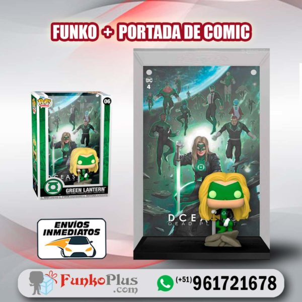 Funko Pop COMIC COVER DC Comics Linterna Verde Green Lantern