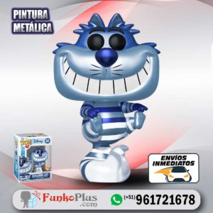 Funko Pop Disney Alicia en el País de las Maravillas Gato sonriente azul Metálico