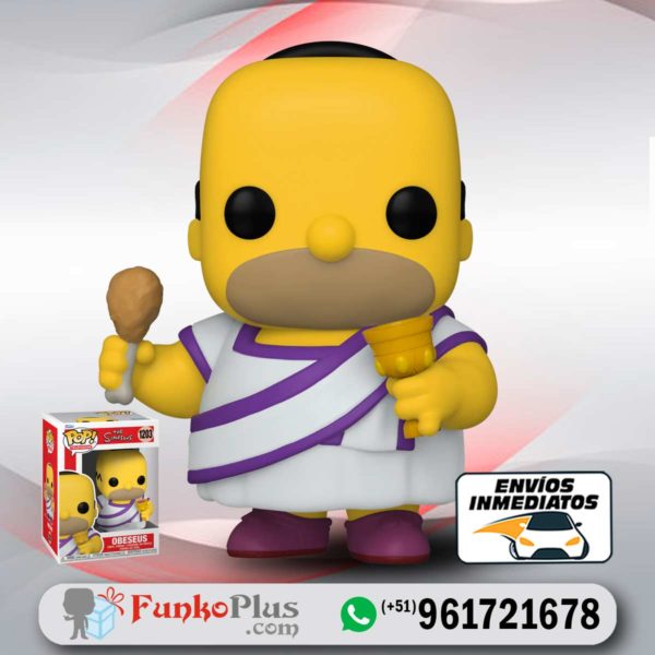 Funko Pop Los Simpsons Roma Homero Obesus