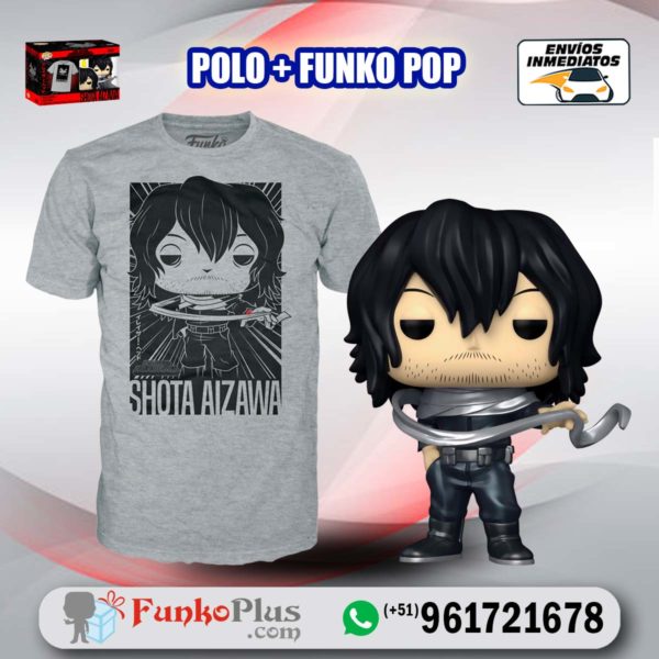 Funko Pop My Hero Academia Shota Aizawa y Polo Funko Pop