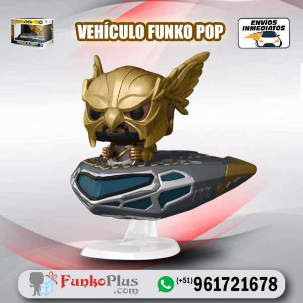 Funko Pop Ride DC Comics Black Adam Hawkman en crucero