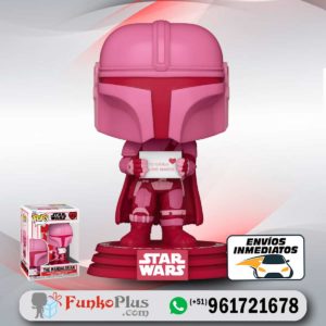 Funko Pop Star Wars Mandalorian Amor San Valentín