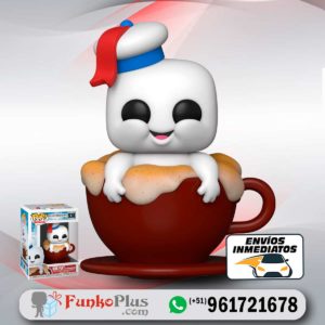 Funko Pop Cazafantasmas Mini Puft en taza de café